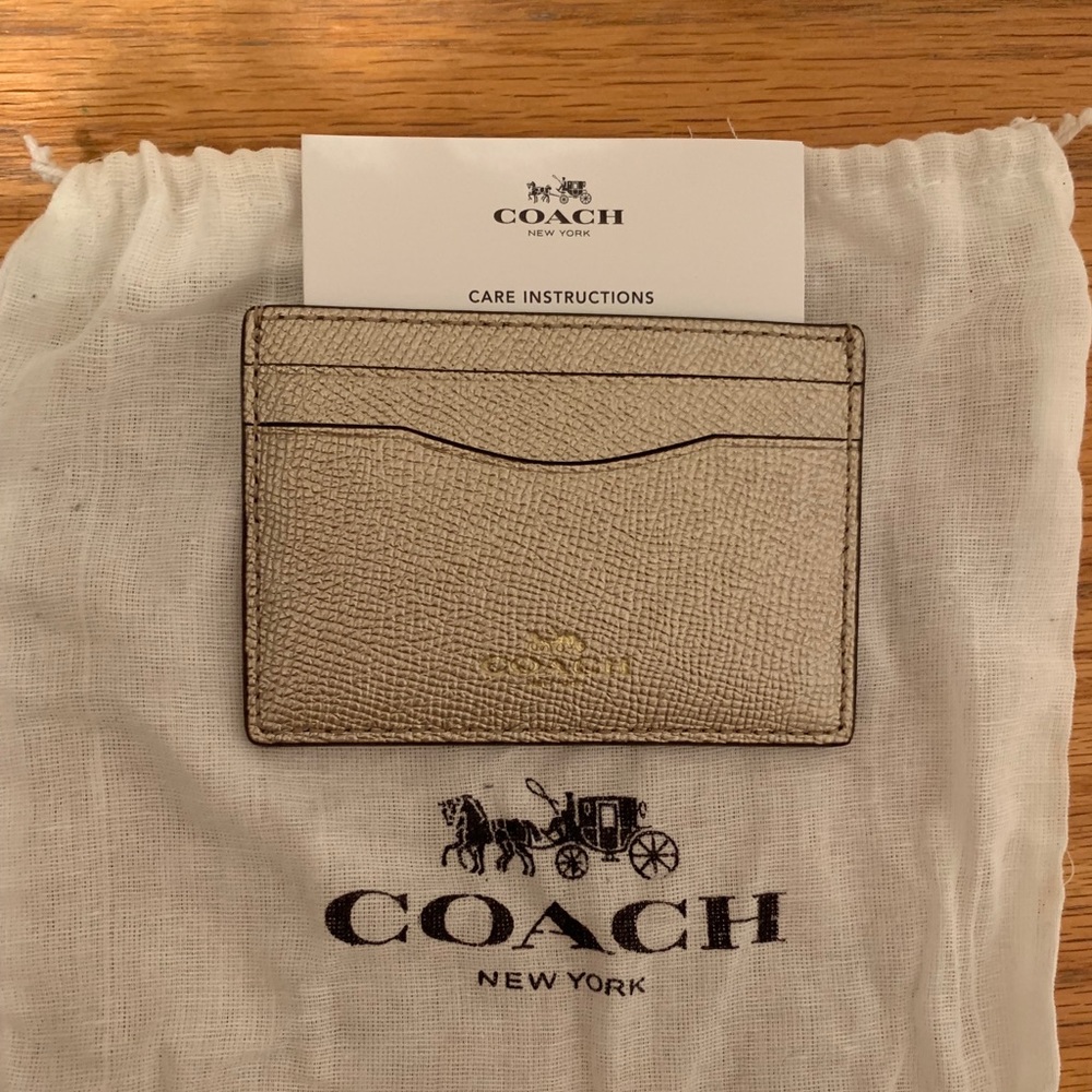 NBU Metallic Coach Card Holder